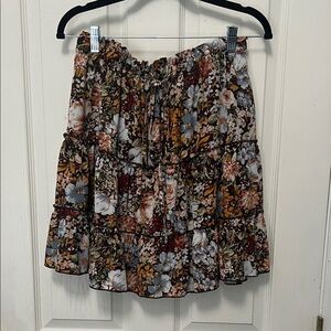 Floral Print Women's Skort